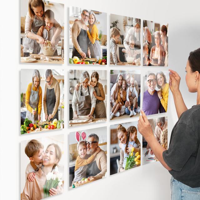 Glass Photo Tile 8x8 Square | Parents Set