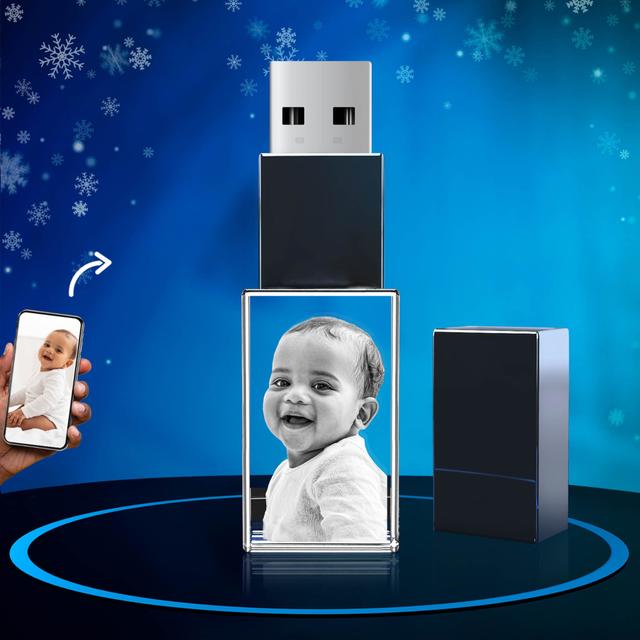 Flashdrive Rectangle 2D for Christmas