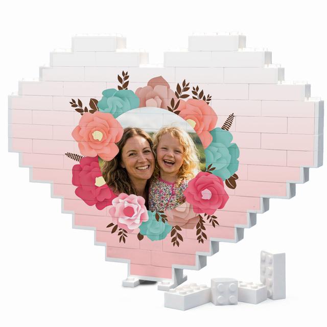 ArtBricks Heart Bouquet | Single-Sided Photo Bricks