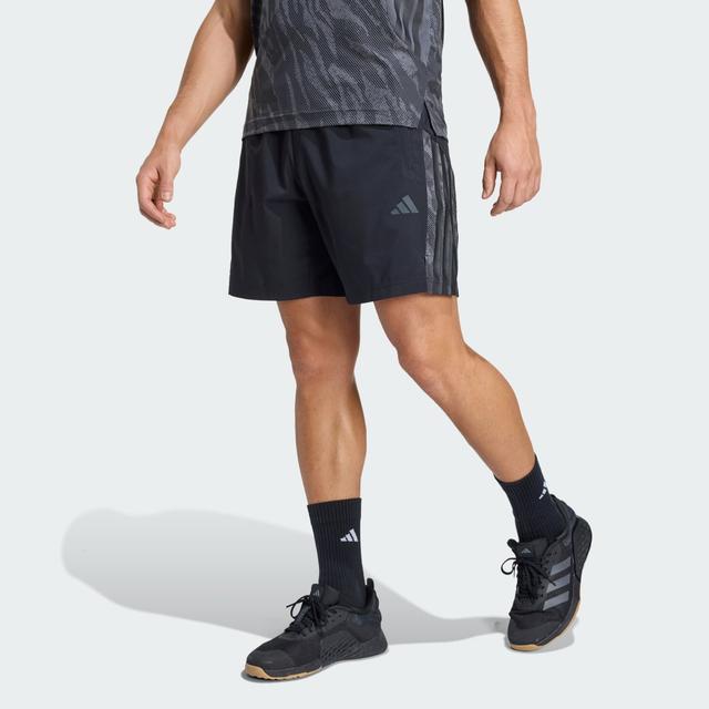 adidas TECH ESSENTIALS WORKOUT SHORTS Black S 7" - Mens Workout Shorts