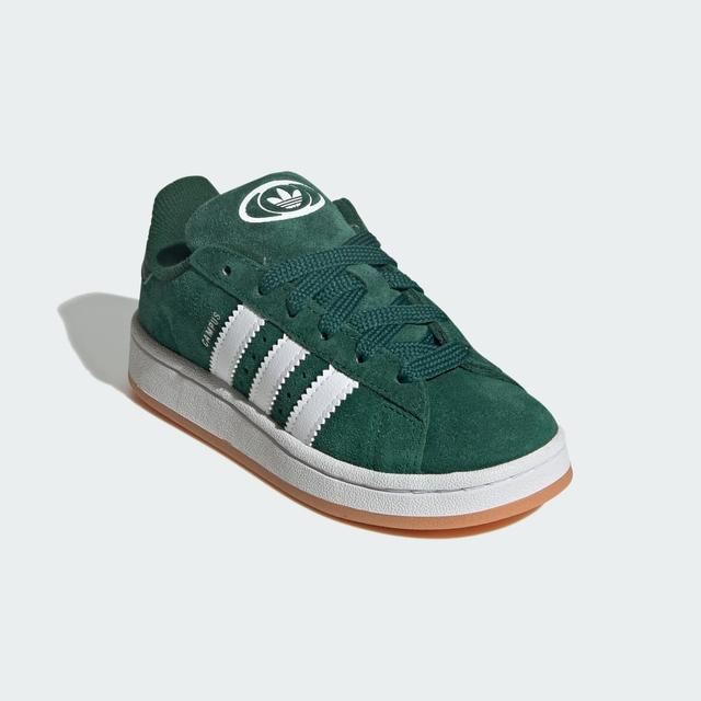 Campus 00s Shoes Dark Green 1 - Kids Originals Shoes