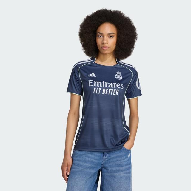 adidas Real Madrid 25/26 Away Jersey Dark Blue M - Womens Soccer Jerseys