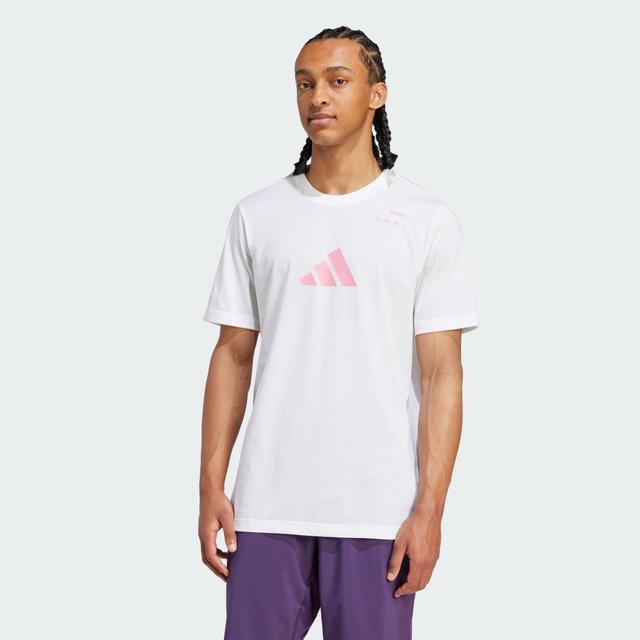 adidas Tennis Category Graphic Tee White 2XL - Mens Tennis T Shirts
