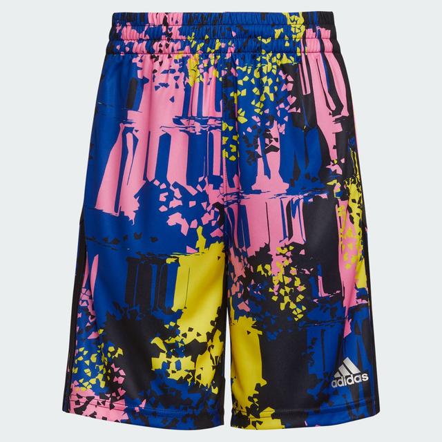 adidas Kids Back2Nature Allover Print Shorts Royal Blue 2T Kids