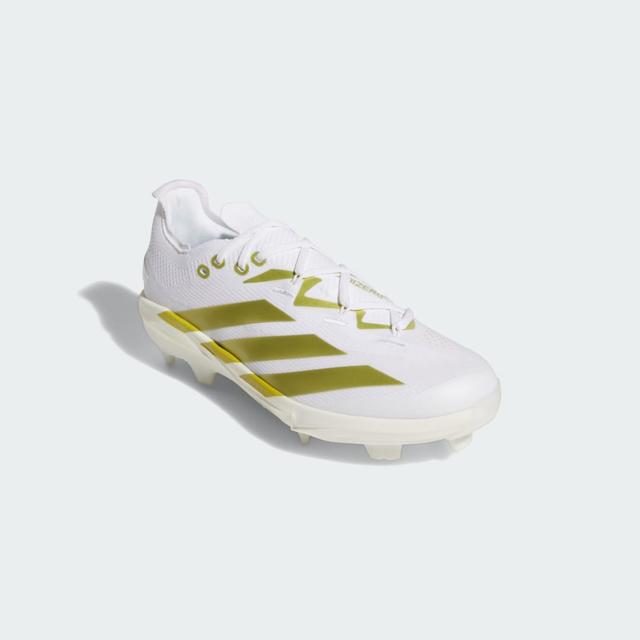 adidas Adizero Electric+ 2.0 TPU Cleats White 10.5 - Mens Baseball Cleats
