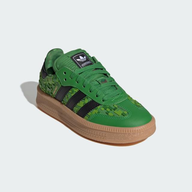 ADIDAS MINECRAFT SAMBA XLG SHOES Green 6.5 - Kids Originals Shoes