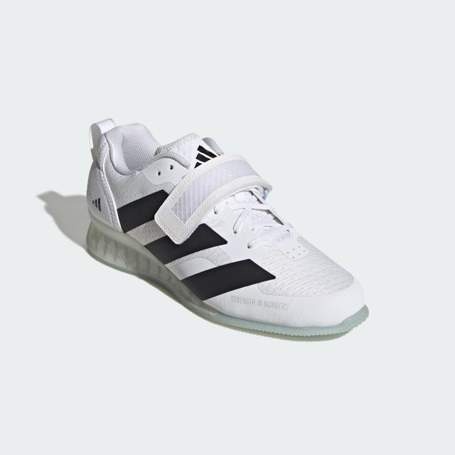 Adipower Weightlifting 3 Shoes Cloud White M 10.5 / W 11.5 - Mens Weightlifting Shoes