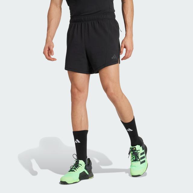 adidas D4T X Shorts Black 2XL 7" - Mens Weightlifting Shorts