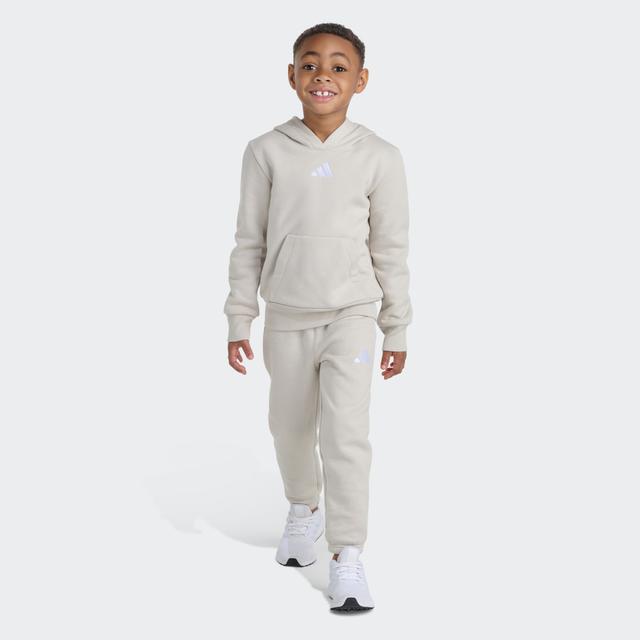 2-Piece Long Sleeve Fleece Pullover & Jogger Set Alumina 5 - Kids Originals Matching Set