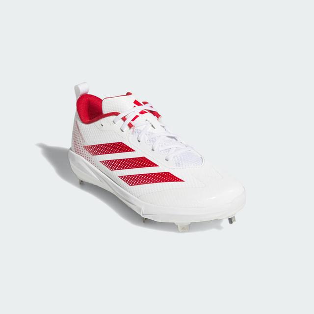 Adizero Instinct 2.0 Cleats Cloud White M 8.5 / W 9.5 - Mens Softball Cleats