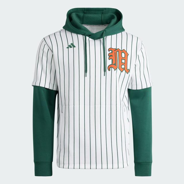 Miami Hurricanes Baseball Jersey Hoodie