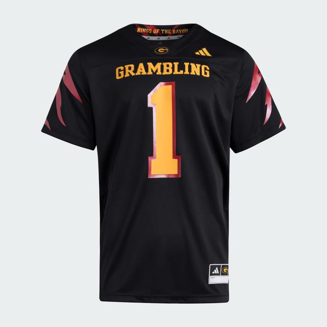 adidas Grambling State Tigers Premier Bayou Classic Strategy Football Jersey Black M - Mens Football Jerseys