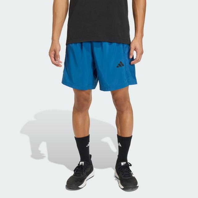 adidas WORKOUT ESSENTIALS BASE WOVEN SHORT Dusky Petrol 3XL 5" - Mens Workout Shorts