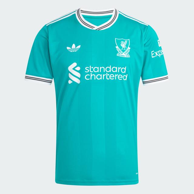 adidas Liverpool FC 25/26 Third Jersey Sea Green S - Mens Soccer Jerseys