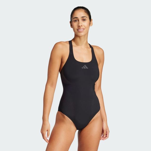 Lanelux Y-Back Swimsuit Black 4 - Womens Swim Swimwear