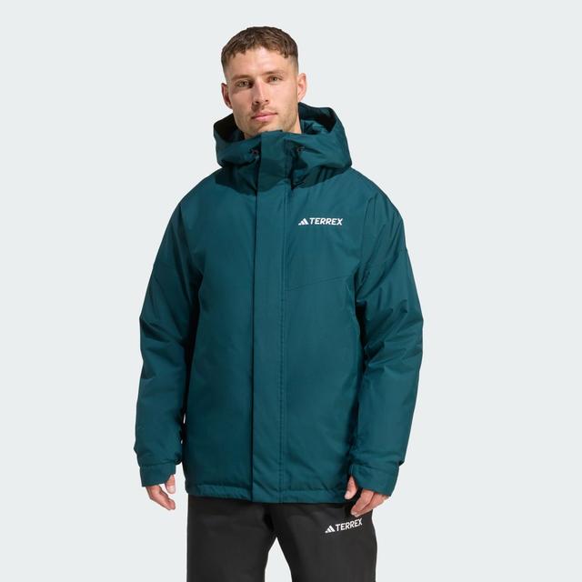 adidas Terrex Multi 2L Rain.Rdy Insulated Jacket Aurora Ivy XL - Mens Skiing Jackets