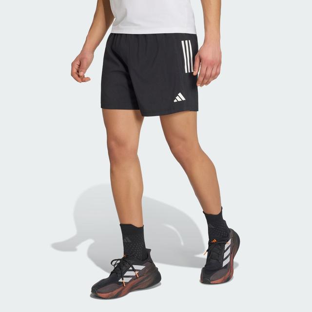 adidas Own The Run Shorts Black S 7" - Mens Running Shorts