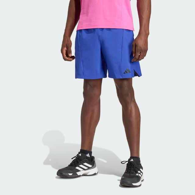 Designed for Training Workout Shorts Semi Lucid Blue L 5" - Mens Weightlifting Shorts
