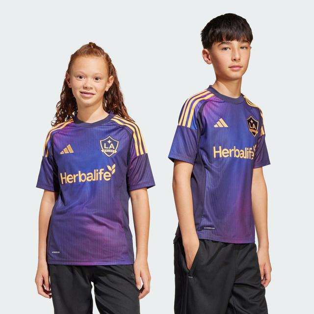 adidas LA Galaxy 25/26 Away Jersey Kids Grey S Kids - Soccer Jerseys