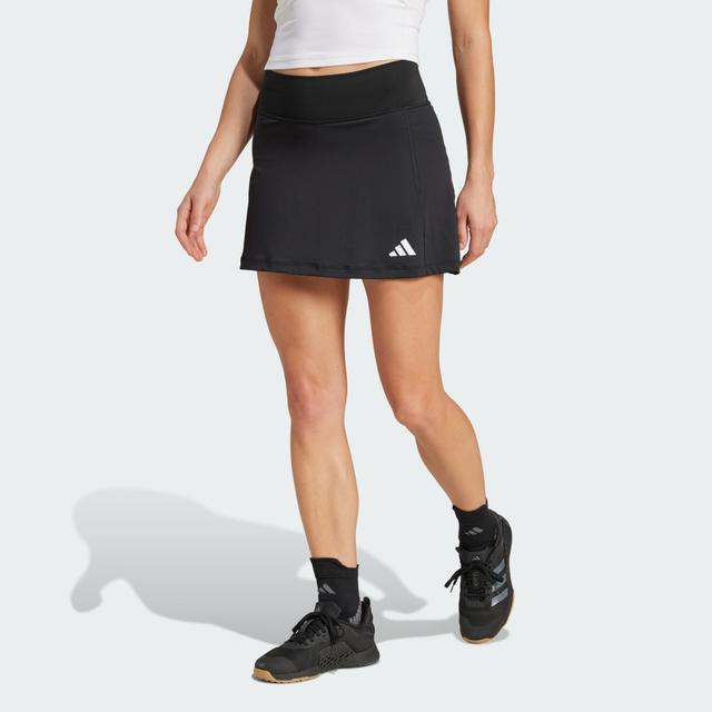 adidas Optimé Skort With Integrated Bike Shorts Black M - Womens Boxing Skirts & Dresses