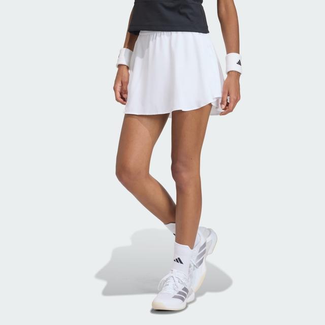 adidas TENNIS CLIMACOOL MATCH SKIRT White L - Womens Tennis Skirts & Dresses