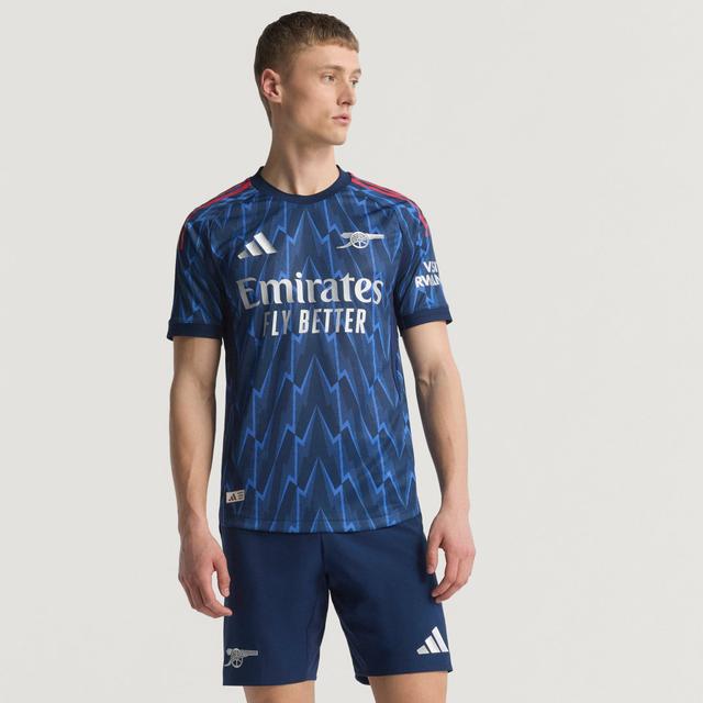 adidas Arsenal 25/26 Away Authentic Jersey Night Indigo S - Mens Soccer Jerseys