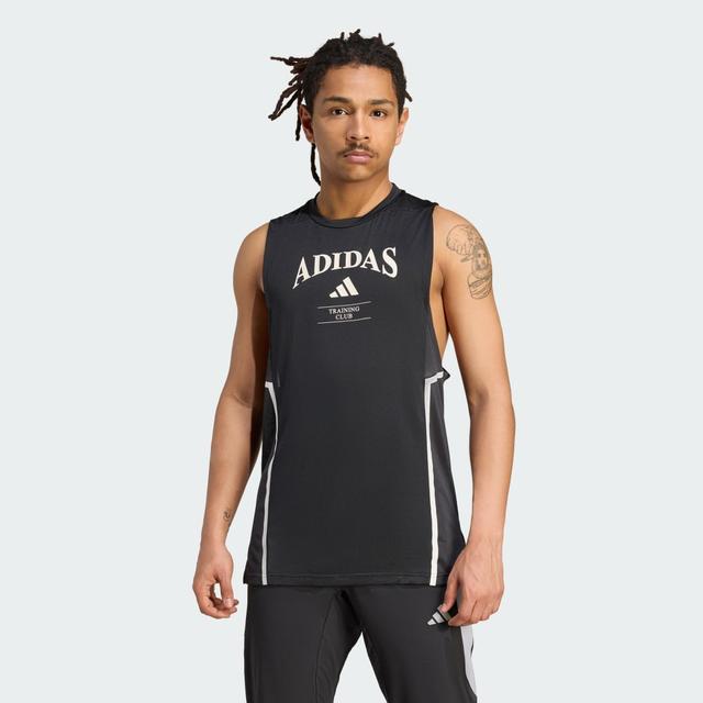 adidas Designed-for-Training Legacy Tank Top Black S - Mens Boxing Tank Tops
