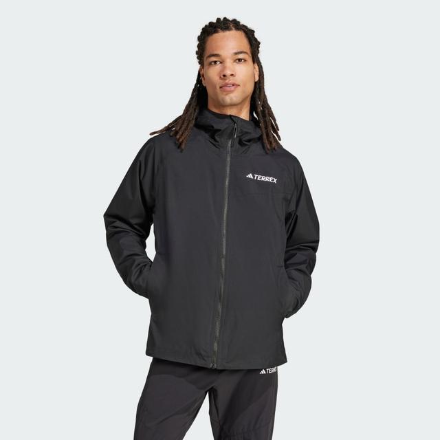 adidas Terrex Multi 2L RAIN.RDY Jacket Black XL - Mens Hiking Jackets