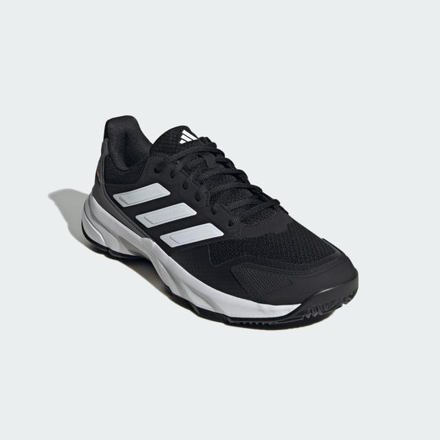adidas CourtJam Control 3 Tennis Shoes Black 9.5 - Mens Tennis Shoes