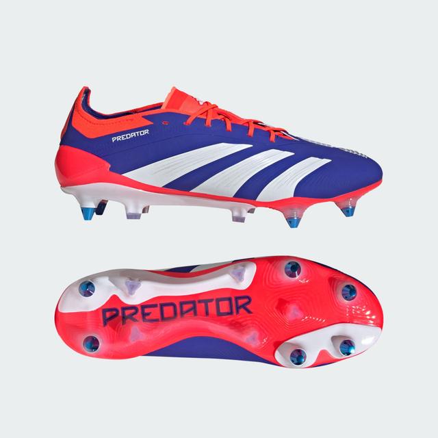 adidas Predator Elite Soft Ground Soccer Cleats Lucid Blue M 12.5 / W 13.5 Unisex