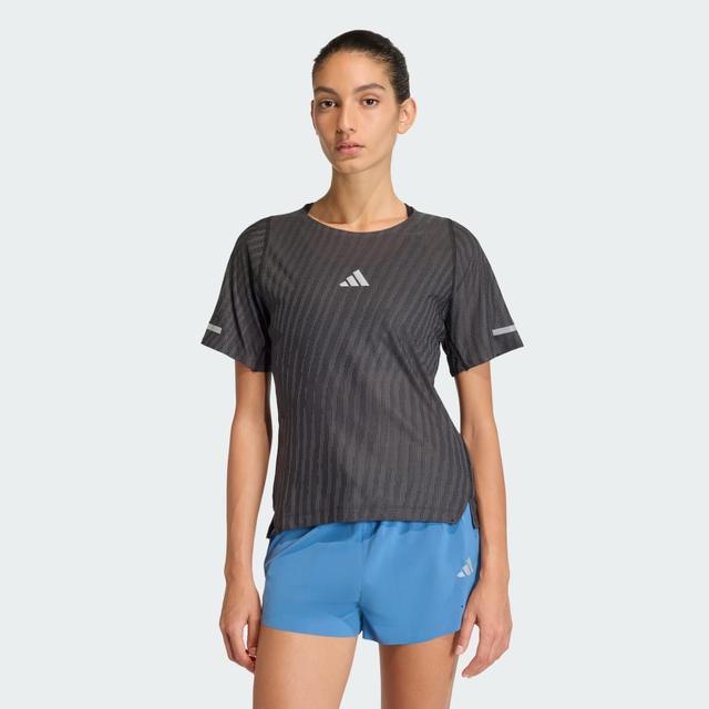 adidas ADI365 Climacool+ Engineered T-Shirt Black S - Womens Running Short Sleeve Shirts