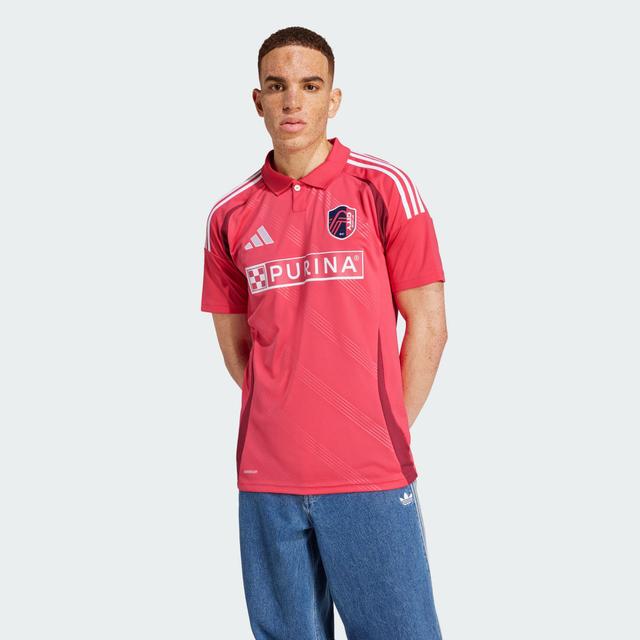 adidas St. Louis CITY SC 25/26 Home Jersey Power Pink M - Mens Soccer Jerseys