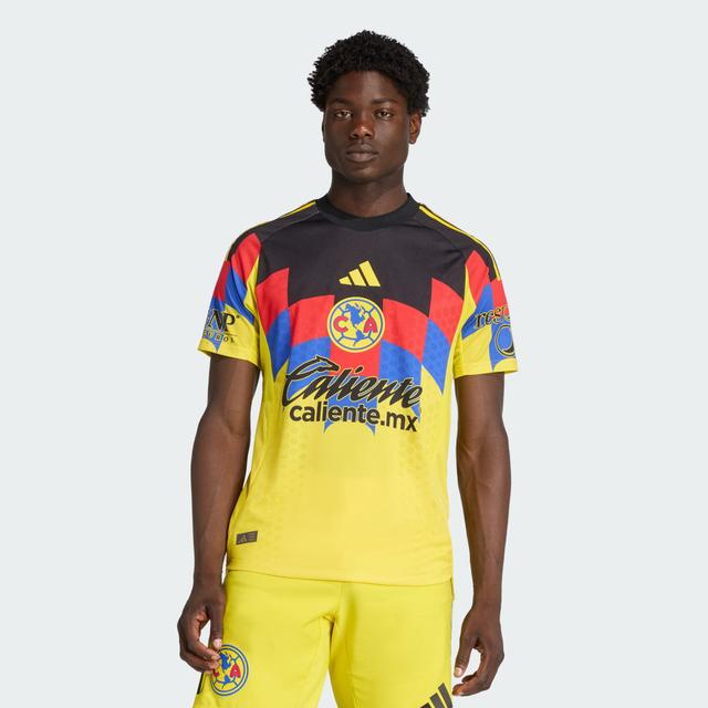 adidas Club America 25/26 Home Authentic Jersey Yellow 2XL - Mens Soccer Jerseys
