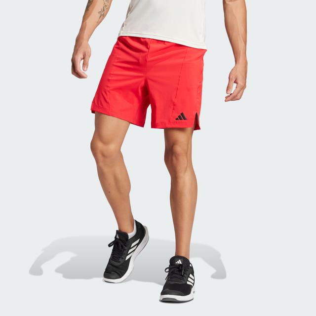 Designed for Training Workout Shorts Pure Ruby M 5" - Mens Boxing Shorts