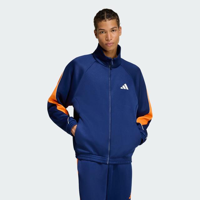 adidas Stadium Tracktop Dark Blue M - Mens Originals Jackets