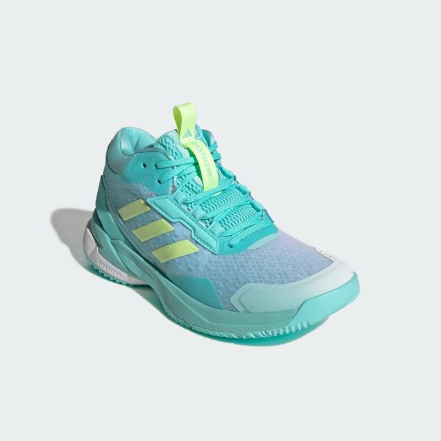 adidas Crazyflight 6 Mid Indoor Shoes Flash Aqua 7.5 - Womens Volleyball Shoes