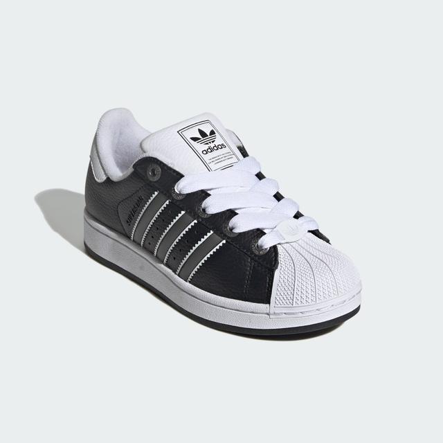 adidas Superstar II Shoes Kids Core Black 3.5 Kids - Basketball Shoes