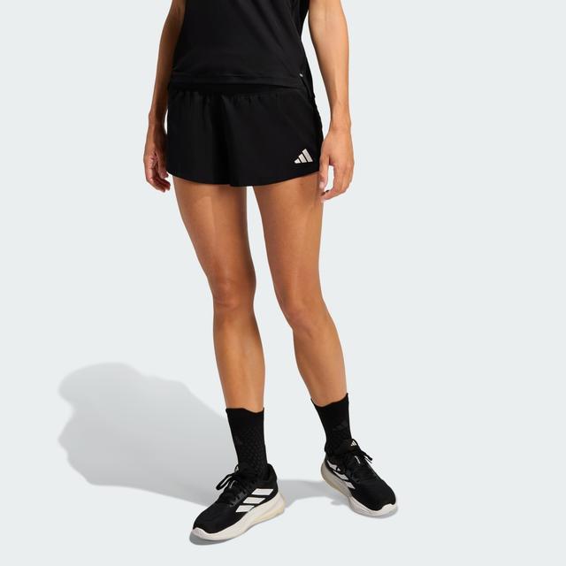 adidas ADI365 Running Formotion Iconic Shorts Black L 3" - Womens Running Shorts