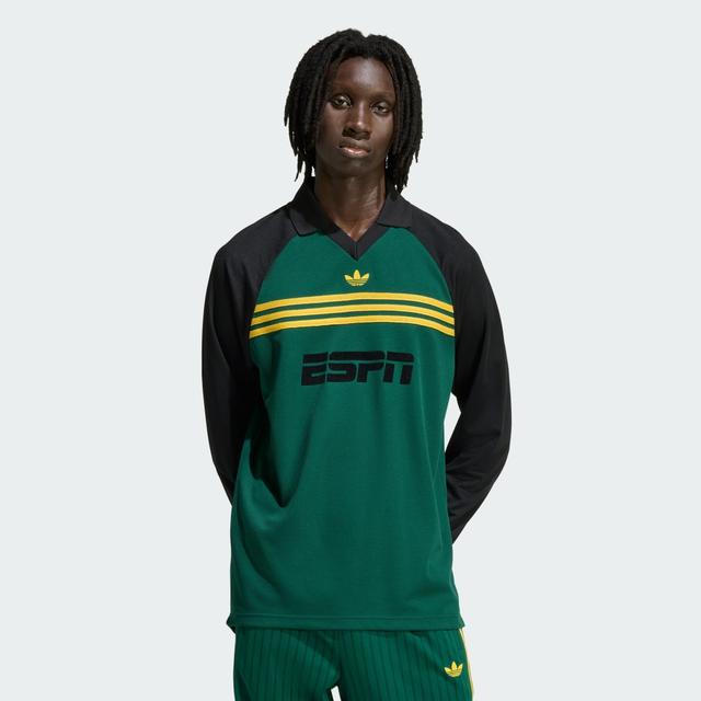 adidas SPONSORED ARCHIVE LONGSLEEVE TEE Green XS - Mens Originals Long Sleeve Shirts