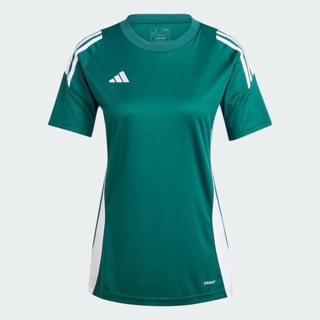 adidas Tiro 24 Jersey Team Dark Green XS - Womens Soccer Jerseys
