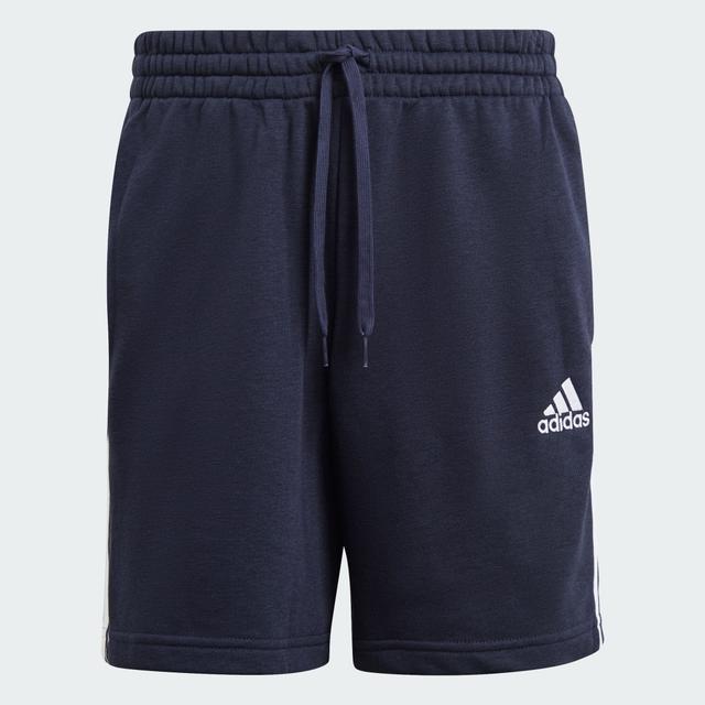 adidas Essentials French Terry 3-Stripes Shorts Dark Blue L - Mens Originals Shorts