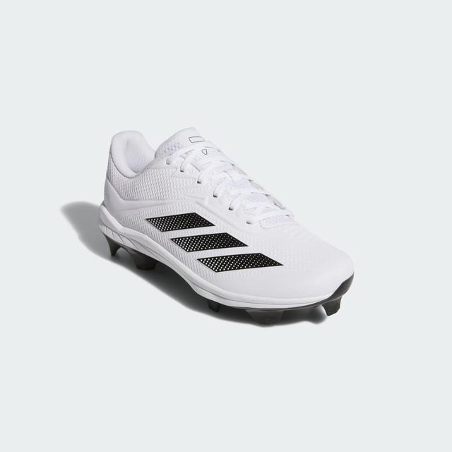 Adizero Electric 2.0 TPU Cleats White 9 - Mens Baseball Cleats