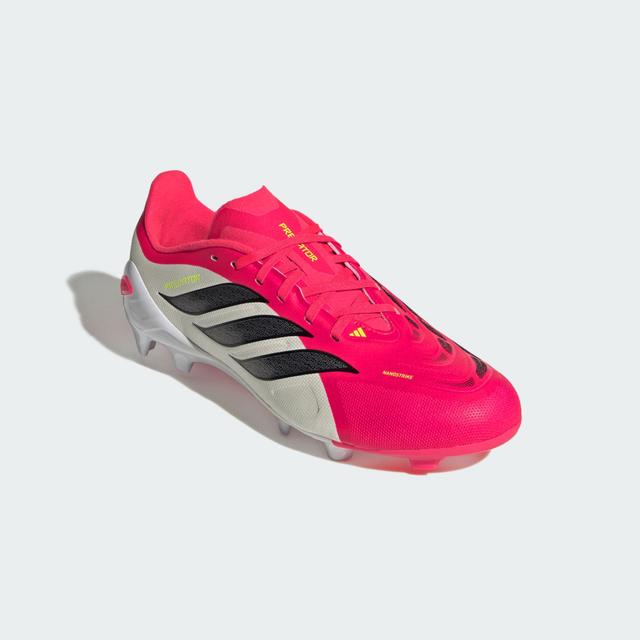 PREDATOR LEAGUE Firm Ground Soccer Cleats Kids Lucid Red 4 - Kids Soccer Cleats