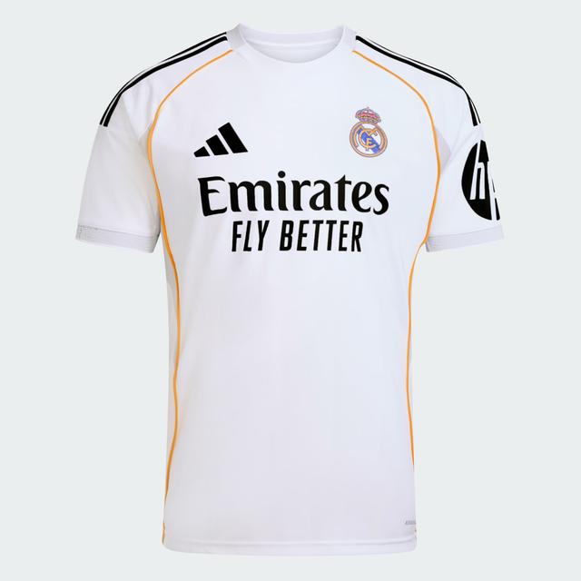 adidas Real Madrid 25/26 Home Bellingham Jersey White M - Mens Soccer Jerseys