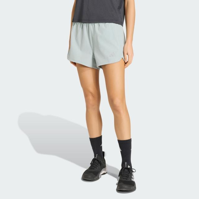 adidas Racer Pacer Woven Short Wonder Sage M 3" - Womens Boxing Shorts