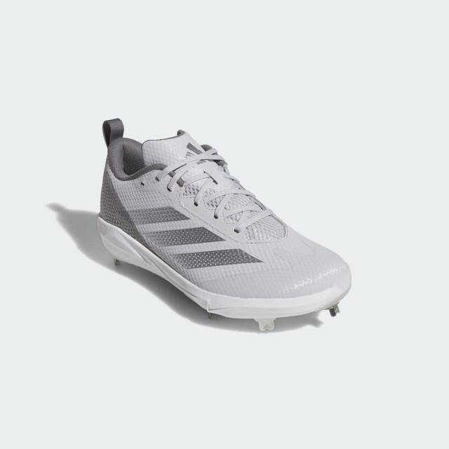 adidas Adizero Instinct 2.0 Cleats Team Light Grey M 7 / W 8 - Mens Softball Cleats