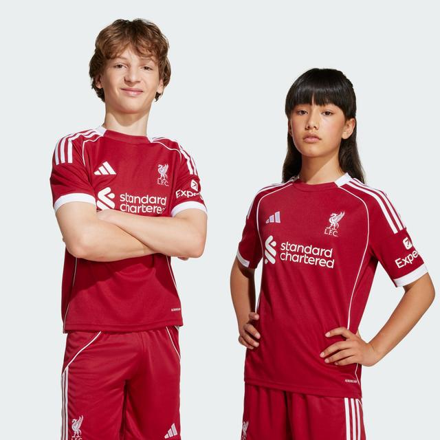 adidas Liverpool FC 25/26 Home Jersey Kids Strawberry Red L Kids - Soccer Jerseys