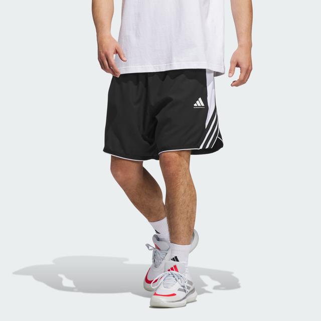 adidas Crazy Lite Shorts Black M 5" - Mens Basketball Shorts