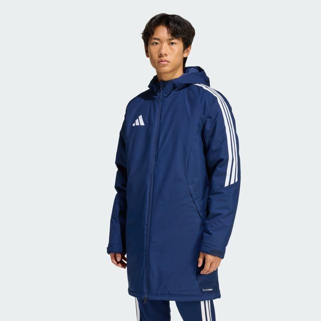 adidas Tiro26 Stadium Parka Team Navy Blue 2 M - Mens Soccer Jackets