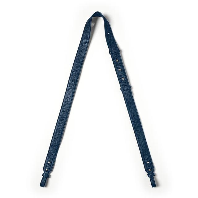 Aspinal of London Ella Bag Strap in Navy Pebble